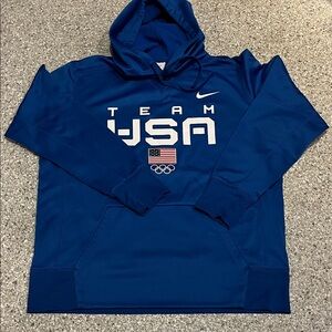 Nike Team USA Royal Blue Hoodie size L